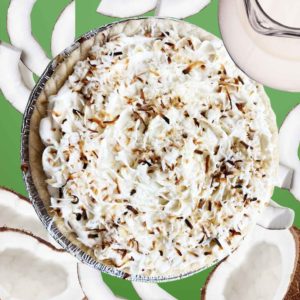 Large Coconut Cream Pie