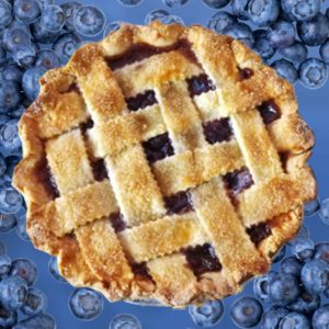 Large Blueberry Pie