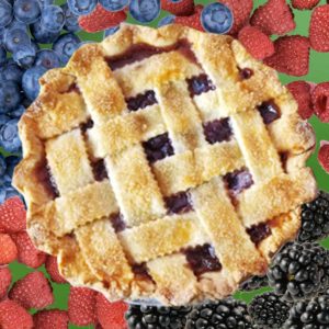 Large Triple Berry Pie